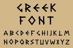 free greek font